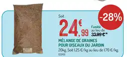 Botanic Mélange de graines pour oiseaux du jardin offre