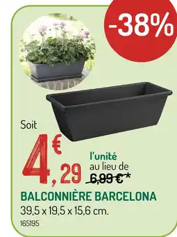 Botanic Balconnière Barcelona offre