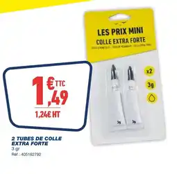 Bureau Vallée 2 tubes de colle extra forte offre