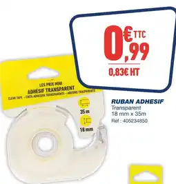 Bureau Vallée Ruban Adhésif Transparent offre