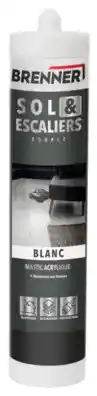 Brico Dépôt Brenner - mastic parquet blanc 280 ml offre