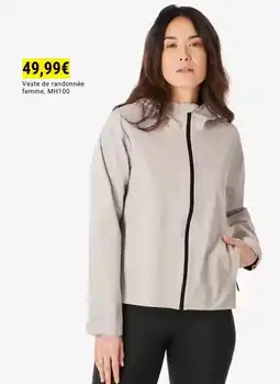 Decathlon Veste de randomée femme offre