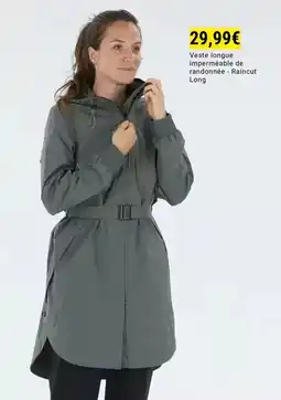 Decathlon Veste longue impermeable de romance longue offre