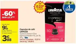 Carrefour Lavazza - capsules de café offre