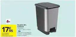 Carrefour Sundis - poubelle 30 l offre