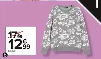 Carrefour Le pull offre