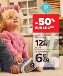 Carrefour Tex - le pull offre