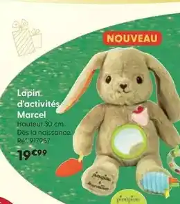 La Grande Récré Marcel - lápin d'activités offre