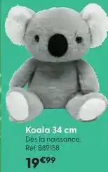 La Grande Récré Koala 34 cm offre