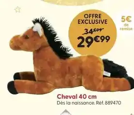 La Grande Récré Cheval 40 cm offre