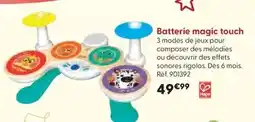La Grande Récré Hape - batterie magic touch offre