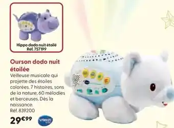 La Grande Récré Vtech - ourson dodo nuit étoilee offre