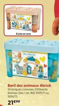 La Grande Récré Écoiffier - baril des animaux abrick offre