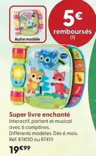 La Grande Récré Vtech baby - super livre enchanté offre