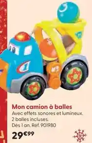 La Grande Récré T mimi - mon camion à balles offre