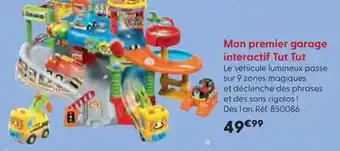 La Grande Récré Mon premier garage interactif tut tut offre