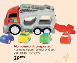 La Grande Récré T mimi - mon camion transporteur offre