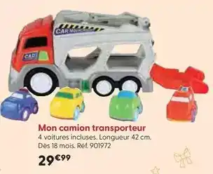 La Grande Récré T mimi - mon camion transporteur offre