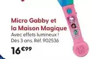 La Grande Récré Lexibook - micro gabby et la maison magique offre