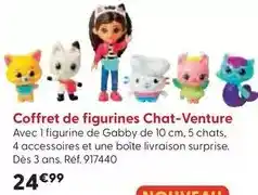 La Grande Récré Spin master - coffret de figurines chat-venture offre