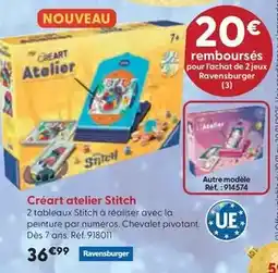 La Grande Récré Ravensburger - créart atelier stitch offre