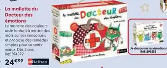La Grande Récré Nathan - la mallette du docteur des emotions offre