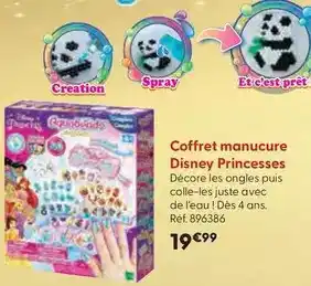 La Grande Récré Aquabeads - coffret manucure disney princesses offre