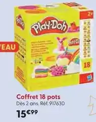 La Grande Récré Play-doh - coffret 18 pots offre