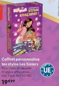 La Grande Récré Bamboo édition - coffret personnalise tes stylos les sisters offre