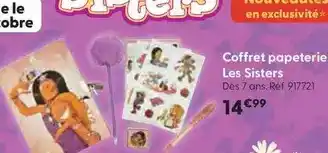 La Grande Récré Bamboo édition - coffret papeterie les sisters offre