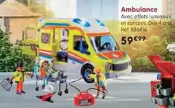 La Grande Récré Playmobil - ambulance offre