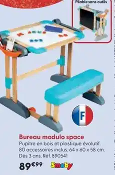 La Grande Récré Smoby - bureau modulo space offre