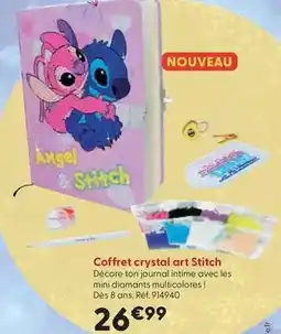 La Grande Récré Crystal art - coffret stitch offre