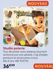 La Grande Récré Buki - studio poterie offre