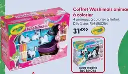 La Grande Récré Crayola - coffret washimals animaux à colorier offre