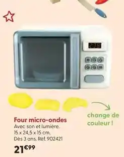 La Grande Récré Com'les vrais - four micro-ondes offre