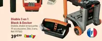La Grande Récré Smoby - diable 3 en 1 black & decker offre