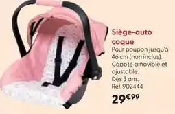 La Grande Récré Cerise & capucine - siège-auto coque offre