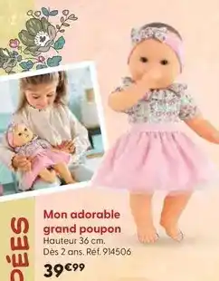 La Grande Récré Corolle - mon adorable grand poupon offre
