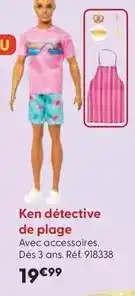La Grande Récré Mattel - ken détective de plage offre