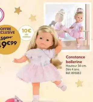 La Grande Récré Corolle - constance ballerine offre