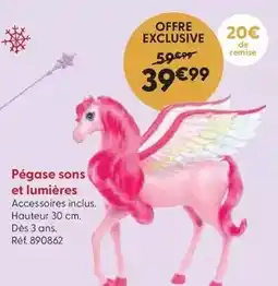 La Grande Récré Mattel - pégase sons et lumières offre