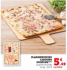 Hyper U Flammekueche lardons oignons offre