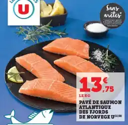 Hyper U Pavé de saumon atlantique des fjords de norvegeu offre