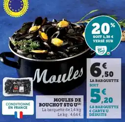 Hyper U Moules de bouchot stg u offre