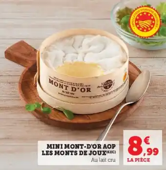 Hyper U Mini mont-d'or aop les monts de joux offre