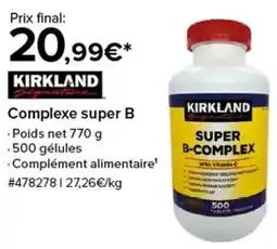 Costco Kirkland - complexe super b offre