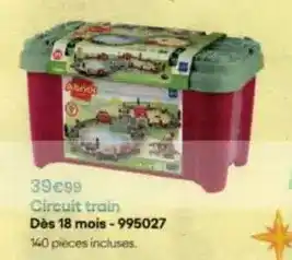 King Jouet Circuit train dès 18 mois offre