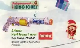 King Jouet King - nerf frenz 4 ever dès 8 ans-986541 offre