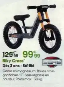 King Jouet Biky cross dès 3 ans - 861156 offre